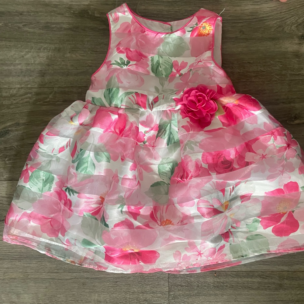 FLORAL ROSE 18M DRESS